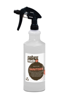 Sanitiser Oxygenated Spray Bottle Empty 1Litre - Naturemade