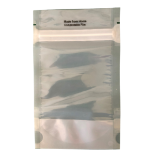Stand Up Pouch Clear Compostable 500gm 190x265mm