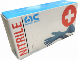 Nitrile Gloves X-LARGE Carton 10x100 - Medical Choice