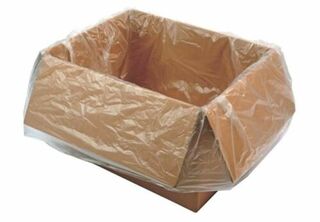 Carton Liner Gusseted Polyethylene Bag - Clear 450x380x580mm 30mu - Matthews