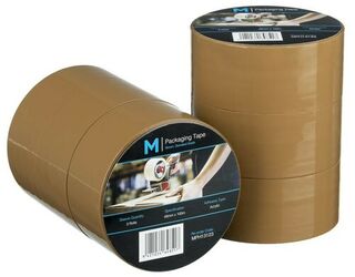 Economy Packaging Tape - Brown, 48mm x 100m - Matthews