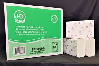Slimfold Paper Towels Premium 2ply - Hygiene Direct