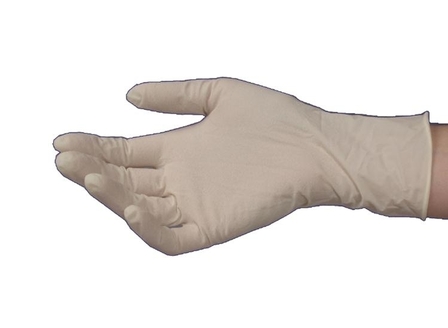 Latex Powdered Gloves MEDIUM - HandPlus