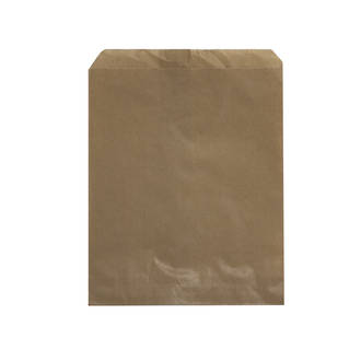 Flat Brown Paper Bags - 185x210 - No.3 - UniPak