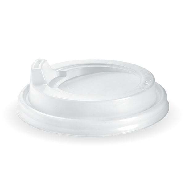 Hot Cup Lid Sipper Small (To Fit 6,8,10,12oz) 80mm White - BioPak