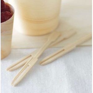 Bamboo Cocktail Fork 8cm - Epicure