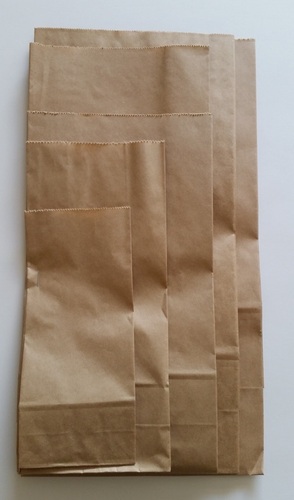 SOS Block Bottom Paper Bag #3 160x85x300mm - Fortune