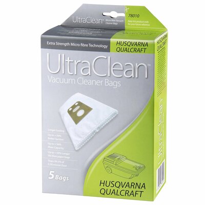 Ultra Clean Vacuum Cleaner Bags Husqvarna Qualcraft