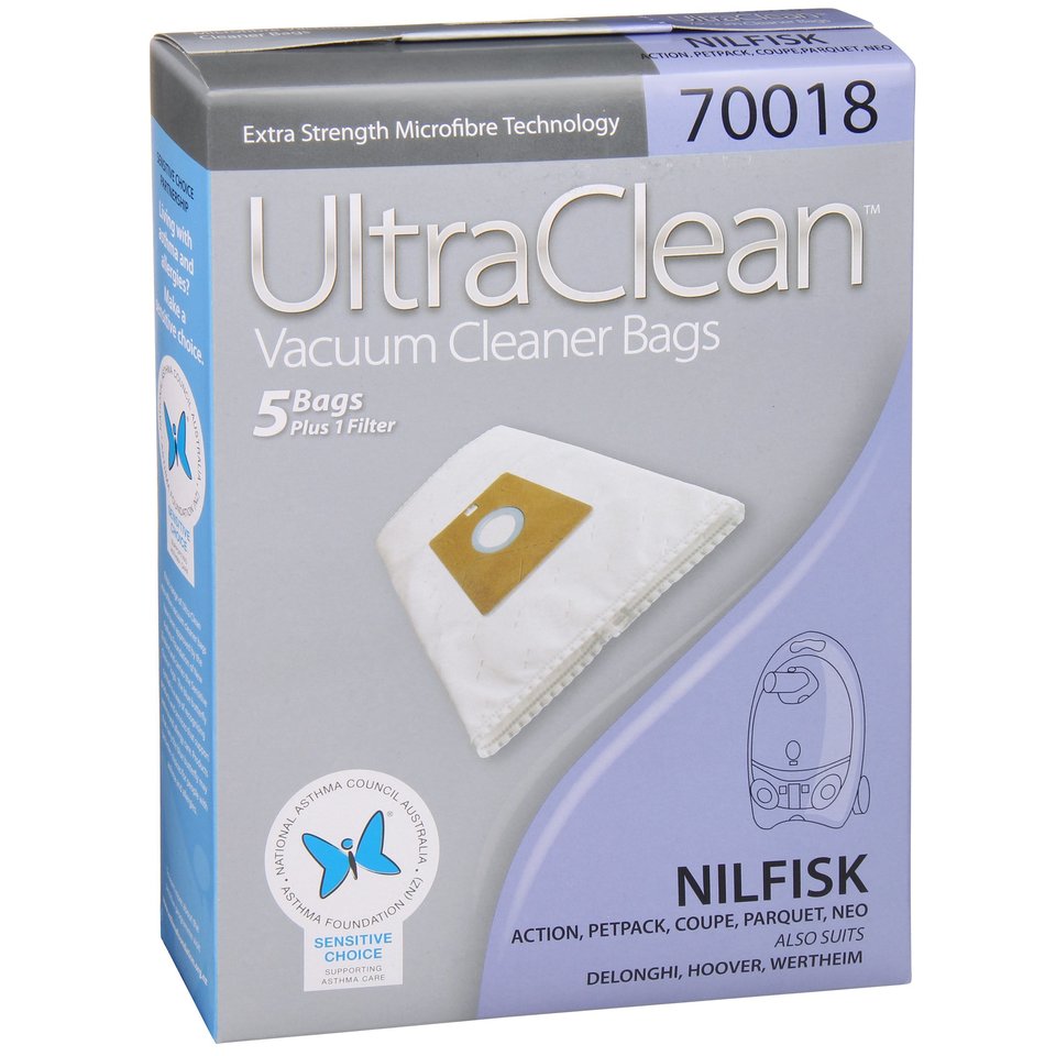 Ultra Clean Vacuum Cleaner Bags NILFISK SPRINT