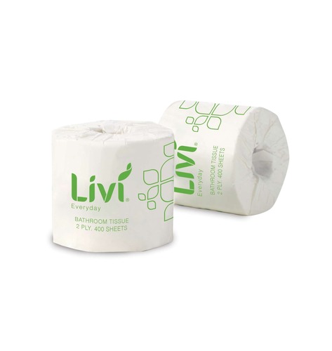 Toilet Paper Rolls 2ply 400sh - Livi Everyday