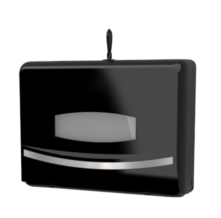 Dispenser for Slimfold Paper Towels Small Black - Premier Hygiene
