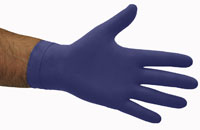 Hi Risk Dark Blue Latex Gloves SMALL - Selfgard