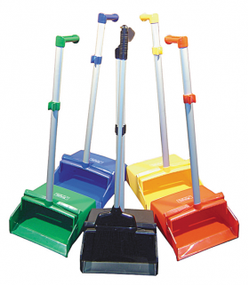 Lobby Dust Pan with L Handle GREEN - Glomesh