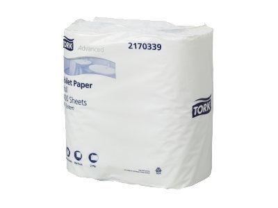 Advanced Toilet Paper 2Ply White  - Tork 2170339