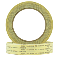 Double Sided Clear uPVC/Solvent Rubber Tape 12mm - Pomona