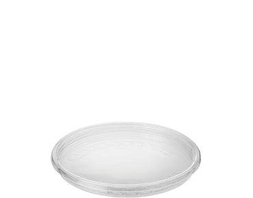 Round Deli Container Lid, Recessed, To Suit 8 - 32 oz, Clear - Castaway
