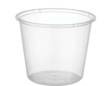 MicroReady' Round Takeaway Containers 25 oz, Clear - Castaway