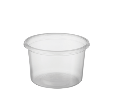 Reveal' Round Containers 100 ml Small, Clear - Castaway