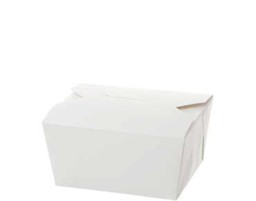 Paper Meal Pail #1 Small, White - Castaway
