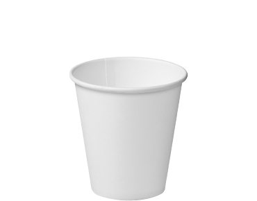 8oz White Single Wall Paper Hot Cup - Castaway
