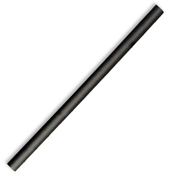 Paper Straws 10mm Jumbo Black - Biopak