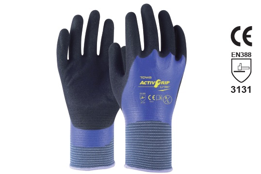 ActivGrip 569 Fully Dipped Nitrile Fully coated SIZE 9 - Esko