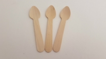 T Spoon Timber 9cm - Vegware