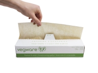 Wrap greaseproof unbleached 30x27cm dispenser pack, Carton 2000 - Vegware