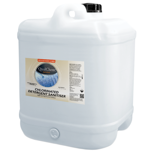 Chlorinated Detergent Sanitiser 20L - Qualchem