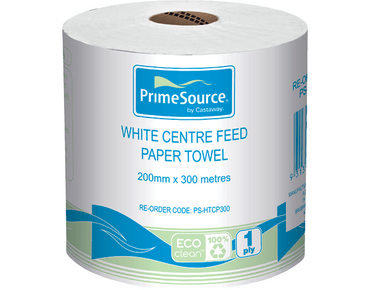Centrefeed Paper Roll Towels 300m - Castaway/Primesource