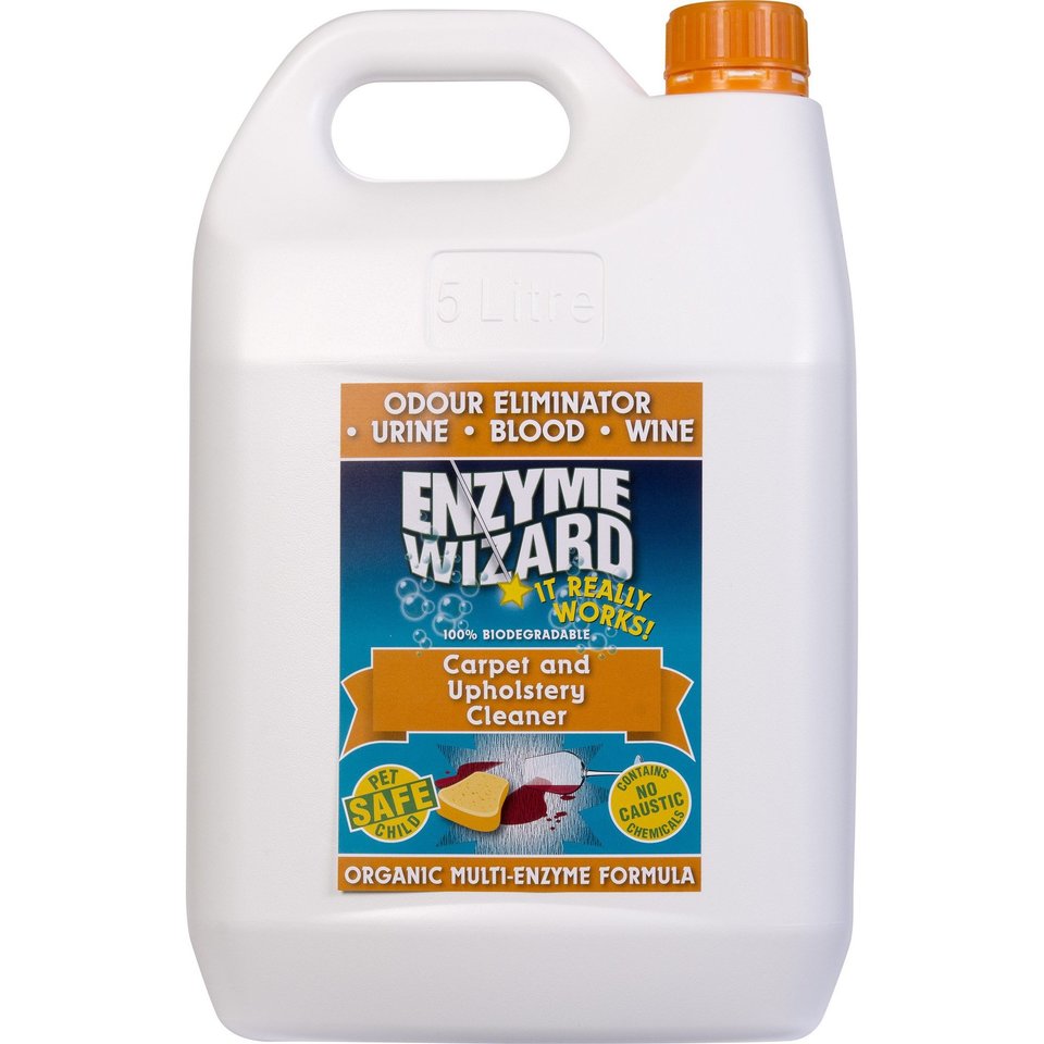 Carpet & Upholstery Cleaner RTU, 5Litres - Enzyme Wizard