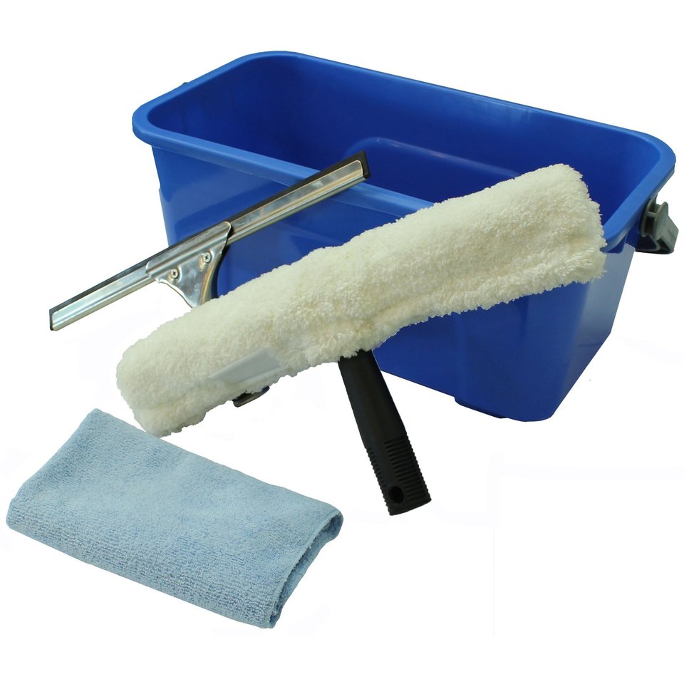 Filta Window Cleaning Kit & 12L Blue Bucket Filta Mega Mart New