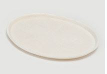 Plate Potatopak Oval Small Natural 20x15x1cm, Pack 25 - Vegware