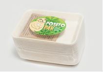 Tray Potatopak Small Natural 18x13x2cm, Carton 450 - Vegware