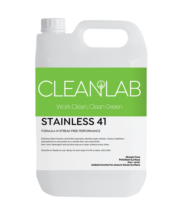 STAINLESS 41 - Stainless Steel Cleaner 5L - CleanLab