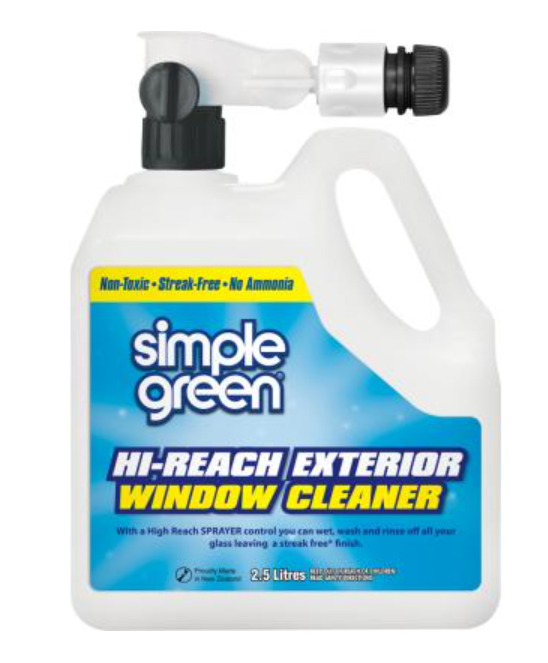 Exterior Window Wash with Hose attachment 2.5L Simple Green Insinc