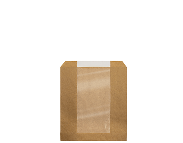 Single-Serve Window Paper Bags 250x200 - Castaway