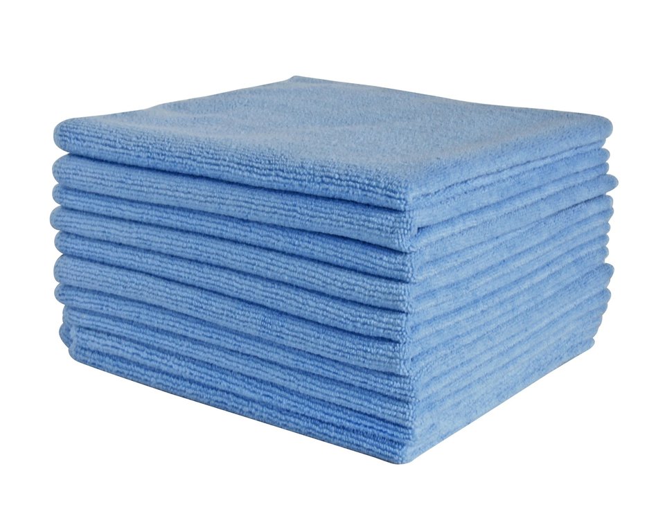 Filta Commercial Microfibre Cloth BLUE 40cm X 40cm, Carton 200 - Filta