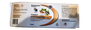 Labels for Green Earth Floor Cleaner