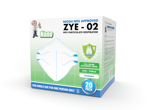 N95 Face Masks Foldable - Carton 400