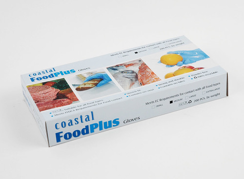 Foodplus Gloves Blue Large - Coastal