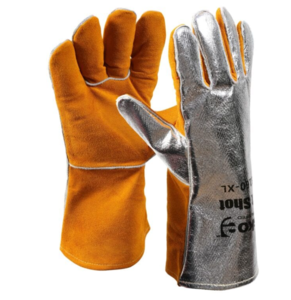Esko 'Silverback' Aluminized Leather Welding Glove, Size XL - Esko