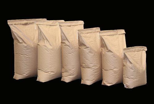 Multi-Wall Moisture Barrier Pinched Bottom Paper Bags 3ply 910x395x125