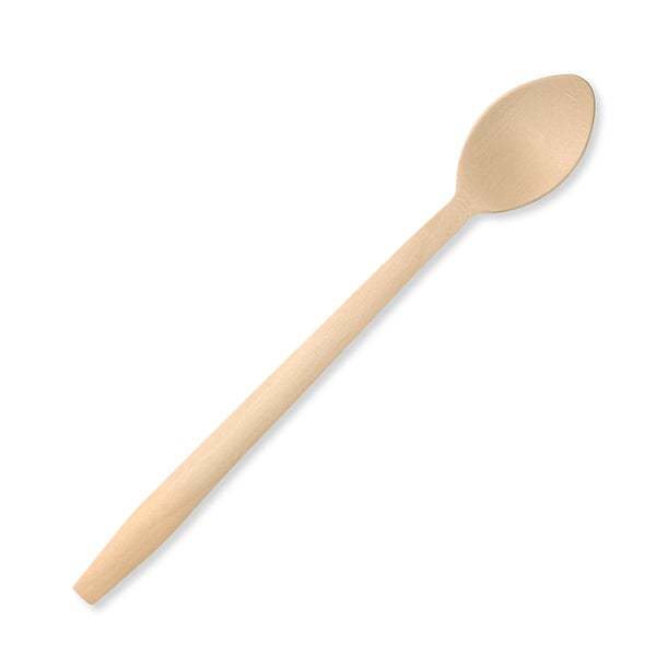 20cm coated tall spoon - FSC 100% - wood - BioPak