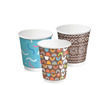 8oz Combo Double Wall Hot Cups Creative Collection