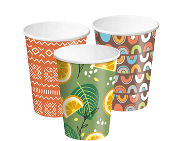 12oz Combo Single Wall Cups Creative Collection