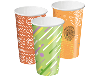 16oz Combo Single Wall Cups Creative Collection