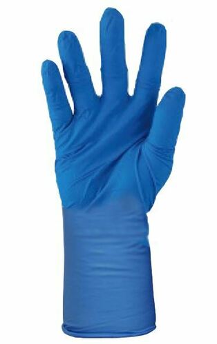 Nitrile Long Cuff Blue Gloves 6.0g X-LARGE - Matthews
