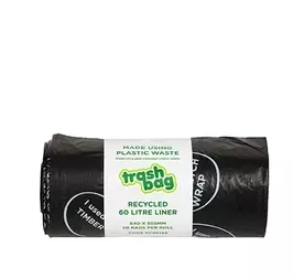 Refuse 60Litre Black Recycled 640x950mm - EP Tech