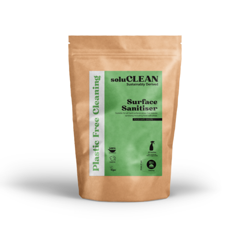 Surface Sanitiser Food Safe Soluble Sachets Pack 10 (1 Sachet = 750ml) - soluCLEAN